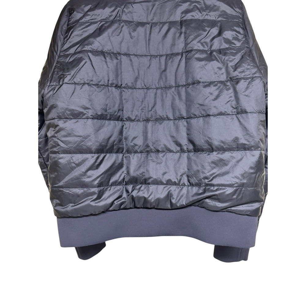Lululemon Non-Stop Bomber Jacket Reversible Black Women's‎ Size 12 - Picture 13 of 15